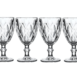 clear water goblets